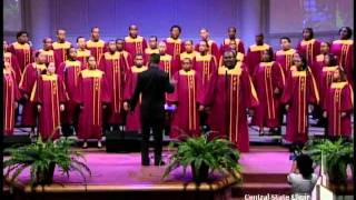 The Central State University Chorus singing God Cares [upl. by Aitsirhc]