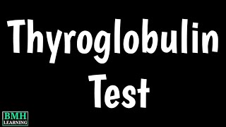 Thyroglobulin Test  Tg Tumor Marker Test [upl. by Garrick601]