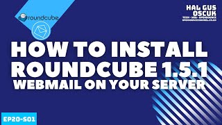 How to install RoundCube 151 WebMail on your server including on Cyberpanel [upl. by Petty387]