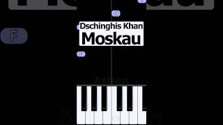 Dschinghis Khan  Moskau  Piano Tutorial [upl. by Ivory994]