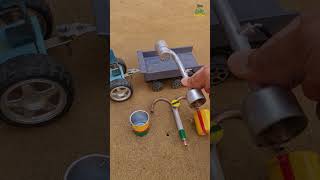 Mini Chaff Cutter Machine Project Mini Handpump Water Motor And Cow VideoProject shorts [upl. by Ashil]