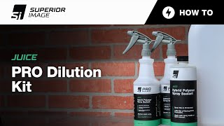 How to Juice Pro Dilution Kit [upl. by Meehaf]