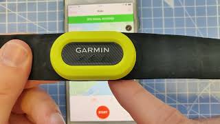 Garmin HRM Pro Starting Activity on Smartphone [upl. by Goeger]