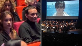 Cinéconcert symphonique « Alain Delon le dernier Samouraï »  Anthony émut devant son père [upl. by Poppas]