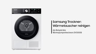 Samsung Trockner Wärmetauscher reinigen [upl. by Namien32]