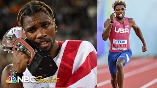 Noah Lyles unbeaten recordsetting 2022 season at 200 meters  NBC Sports [upl. by Erastatus]