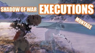 Shadow of War  Executions VERY GORY [upl. by Macey778]