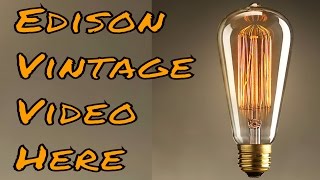 Vintage Edison E27 E26 Screw LED Filament Light Useful Bulb ST64 MajorDepotcom [upl. by Jollenta6]