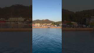 Reflecting on Thassos Ferry Ride Away Thassos HolidayEnd TravelReflection [upl. by Yrrep5]