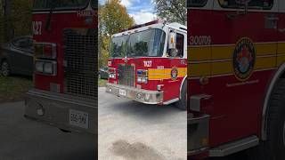 Hamilton Fire Department Tanker 27 hamiltonfire firetruck spartanerv shorts [upl. by Yelsnia]