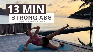 13 min ROUTINE ABDO  renforcer les abdominaux et affiner la taille  30 sec dexercices sans pause [upl. by Uke531]