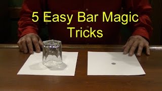 5 Easy Bar Magic Tricks Epic Cool Simple Magic Trick [upl. by Samson863]