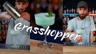 Grasshopper  Cocktail recipe  რამე დამისხი [upl. by Odnuges]