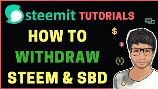 How to Withdraw STEEM and SBD  Hindi [upl. by Eads]