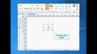 Resize Shapes in EdrawMax [upl. by Diarmid374]