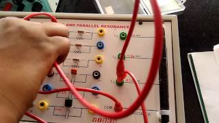 VTU l Physics Cycle l Physics Lab l Parallel LCR Resonance [upl. by Aridan]