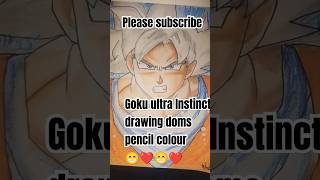 Goku ultra Instinct drawingyoutubetrendingvideostodayyoutubeviralvideotrendingshortsvideo [upl. by Lutero]