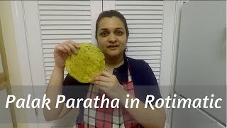 Palak Paratha in Rotimatic [upl. by Watters773]