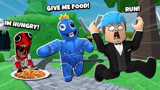 Hungry Rainbow Friends  ROBLOX  WAG NIYO SILA ISASAMA SA BIRTHDAY [upl. by Ailgna221]