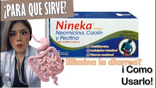 NINEKA NEOMICINA PECTINA CAOLIN para que sirve como tomarla [upl. by Alyel307]