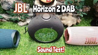 JBL Horizon 2 DAB Bluetooth clock radio speaker  Bass Sound Test [upl. by Eimia]