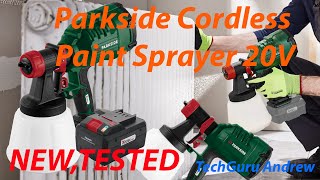 Parkside Cordless Paint Sprayer 20V PFSA 20 Li B2 [upl. by Niasuh]