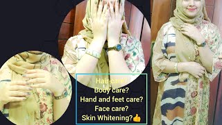 Skin whitening hand and feet care  Face whitening body care All you need to do this [upl. by Eatnom]