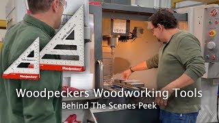 Woodpeckers Shop Tour  How Precision Woodworking Tools Are Made [upl. by Adnilre]