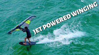 JET POWERED WING FOILING [upl. by O'Connell275]