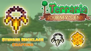 Terraria 14 Stinger Necklace Crafting Video and Wiki Links in the Description [upl. by Samuella]