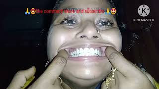 ondhokar ghore bose ami video banalam  lip pulling with song  zoom camera flash light [upl. by Enert107]