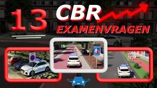 13 CBR Examenvragen  Auto Theorie Examen 2024 [upl. by Daphene]