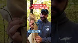 Best Bear Bag Hanging Trick survival shorts fundadadventures [upl. by Airakaz]