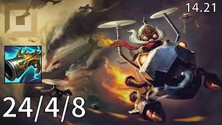 Corki ADC vs Jhin  EUW challenger  Patch 1421 [upl. by Leiruh768]