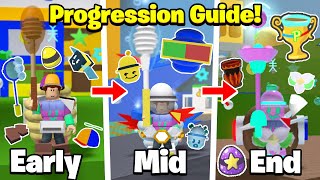 The UPDATED Progression Guide in Bee Swarm Simulator Early to End Game [upl. by Nies640]