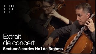 Extrait de concert  Sextuor à cordes No1 de Brahms  Allemagne la quintessence dI Musici [upl. by Binnie]