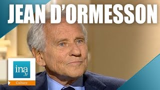 Jean dOrmesson sa relation avec François Mitterrand  Archive INA [upl. by Meletius]