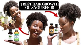 The Only 3 Best Hair Growth Oils youll ever need for your Type 4 natural hair  What works for you [upl. by Buckie591]