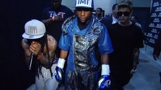 Floyd Mayweather Shots Fired Highlights and verbal assault [upl. by Andris562]