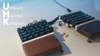 Ultimate Hacking Keyboard Unboxing amp Typing Sounds Cherry Clear Switches [upl. by Desirea]