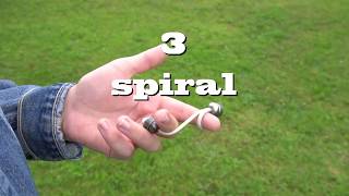 Begleri Tutorial 48  Three Spiral Tricks [upl. by Coniah162]