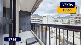 TIJUCA RUA ALZIRA BRANDÃƒO JUNTO METRÃ” REFORMADÃSSIMO MOBILIADO 87MÂ² 2 QUARTOS 3 BANHEIROS P24H VAGA [upl. by Skell]