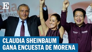 MÉXICO  Claudia Sheinbaum gana encuesta de Morena rumbo a elecciones 2024  EL PAÍS [upl. by Enehs]