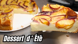 Clafoutis aux Pêches  Recette Facile et Délicieuse [upl. by Htebesile629]