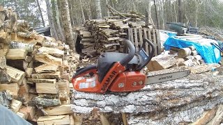 Dolmar PS421 Easiest to start chainsaw [upl. by Baugh]