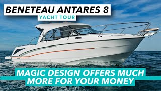 Get more for your money  The magic of the Beneteau Antares 8  Motor Boat amp Yachting [upl. by Sgninnej732]