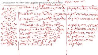 Euclidean Algorithm Problem Few Minutes Learning [upl. by Osner867]