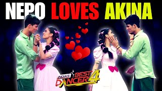 💖Nepo Loves Akina Indias Best Dancer 4💖 Nepo Akina Today Dance Performance Indias Best Dancer 4 [upl. by Ylime197]