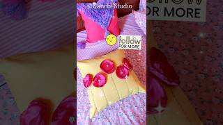 lets create 😍 cushion cover at home shorts diy [upl. by Marentic]