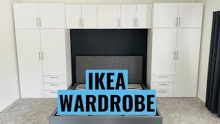 Ikea Platsa Wardrobe DIY assembly  installation [upl. by Acemahs]